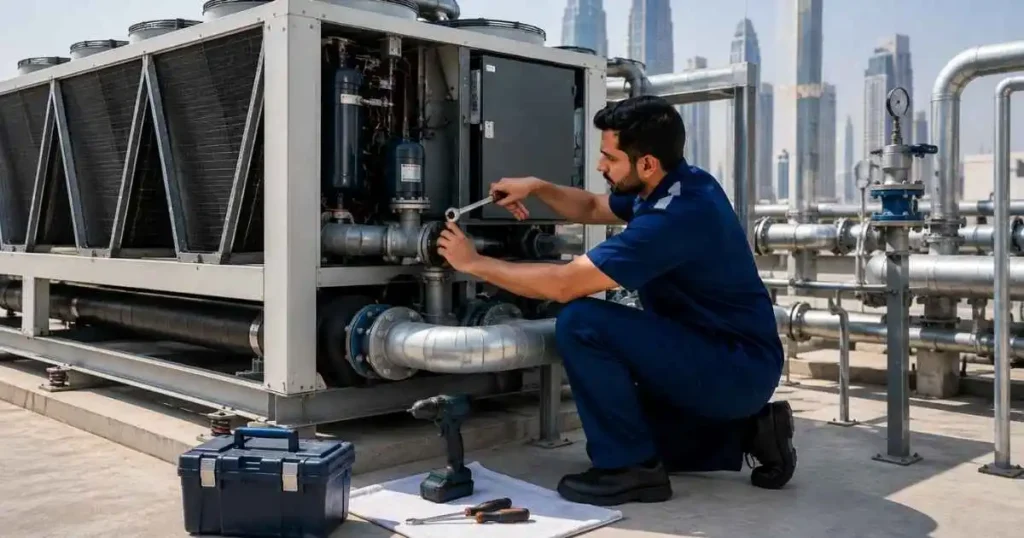 Chiller AC Installation in Dubai