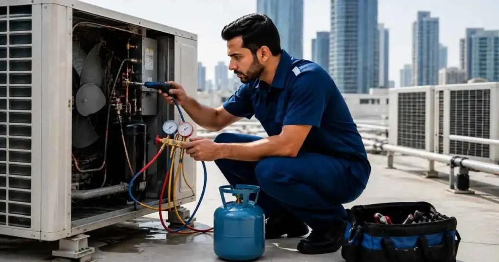 HVAC Refrigerant Leak Repair in dubai