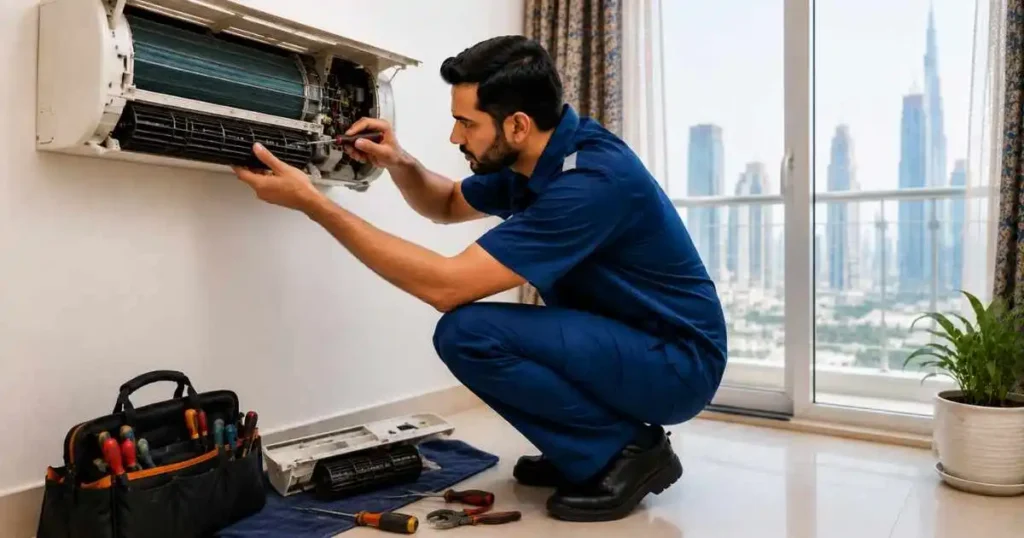 Split AC Noise & Fan Motor Repair