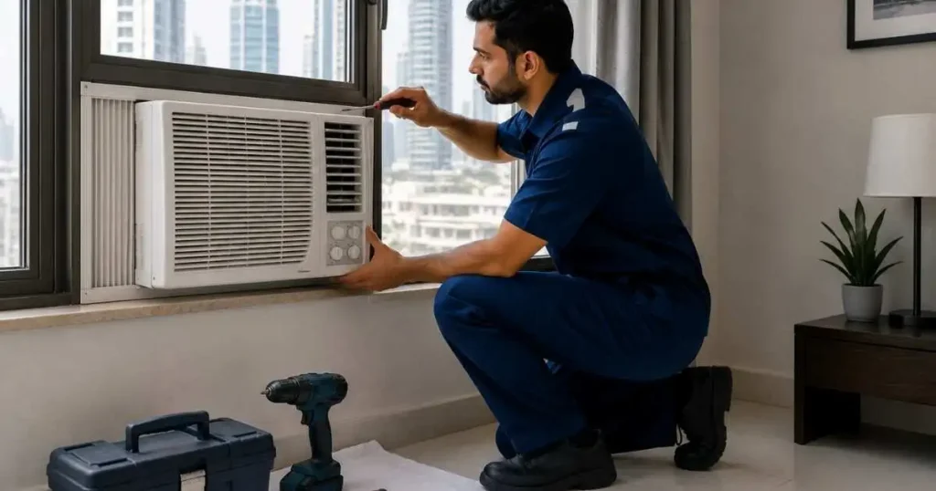 Window AC Installation in Dubai
