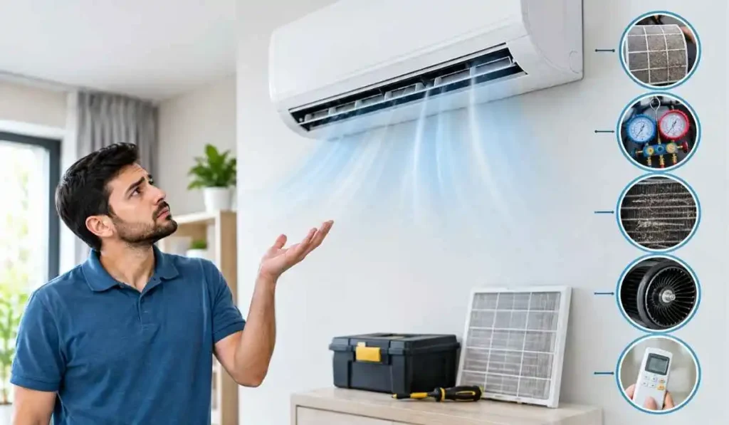 Weak AC Airflow: Causes and Solutions